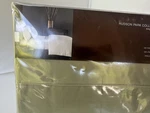 New Hudson Park Collection Luxury King Flat Sheet Green Cotton. Fixed Price $49.99.