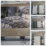 Vtg 4 Piece Galleria Mervyn's King Bed Set Incl. Fitted, Flat Sheet Pillow Case. Fixed Price $36.00.