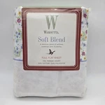 Wamsutta Full Flat Sheet Soft Blend Delray Floral White Cotton/polyester. Fixed Price $29.97.