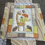 Carter Jungle Animals Crib Comforter & Bed Skirt Set Giraffe Monkey Rhino. Fixed Price $39.95.