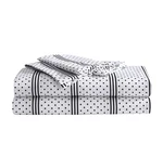 Betsey Johnson - King Sheets, Soft Lightweight Bedding, Fade Wrinkle Re.... Fixed Price $52.37.