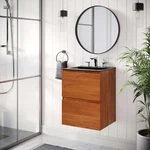 Modway Scenic 18" Wall-mount Bathroom Vanity In Cherry Black. Fixed Price $276.00.