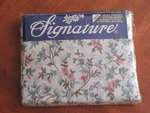 Signature 3-PIECE Twin Sheet Set Floral Polyester/cotton No Iron Deep Pocket New. Fixed Price $23.75.