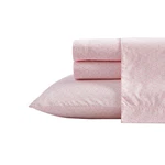 Betsey Johnson Diamond Lace Cotton Pink 4 Piece Sheet Set-queen. Fixed Price $79.99.