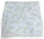Vintage Yves Delorme Paris King Flat Sheet Blue Green Floral Cotton 103 X 99. Fixed Price $99.99.