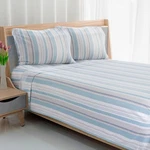King Cotton Flannel Sheets Avanti Linens Pajama Stripe. Fixed Price $109.50.