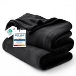 Bedsure Gentlesoft Fleece Throw Blanket For (50" X 60"), 03 - Black. Fixed Price $24.64.