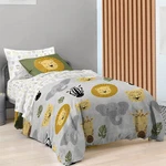 Saturday Park Safari Friends Queen Bed Set - 7 Piece 100 Organic Cotton Animals. Fixed Price $191.19.