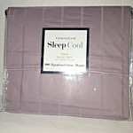 Charter Club Twin Sheet Set 3 Purple 400 Tc Egyptian Cotton Sleep Cool New. Fixed Price $29.75.