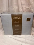 Very Rare Bnwt Wamsutta Dream Zone 500 Thread Count Queen Sheet Set In Silver. Fixed Price $500.00.