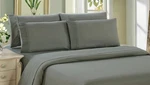 Bamboo Living Eco-friendly 6 Piece Bedding Soft Sheet Set, King Size, Gray Color. Fixed Price $46.99.