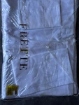 Nwt! Frette Tuxedo Bed Sheets Set White 400TC Fortunoff. Fixed Price $379.00.