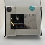 Spyder 6 Piece Queen Embossed White Sheet Set New. Fixed Price $44.75.