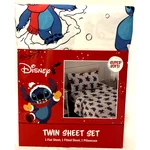 Lilo & Stitch Twin Holiday Sheet Set - 3 Piece ''new''. Fixed Price $27.99.