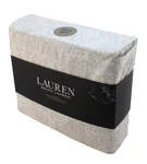 New Ralph Lauren Full Size Gray Water Lilly 4 Pc. 100% Cotton Sheet Set Fits 18". Fixed Price $89.99.