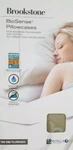 2 Brookstone 500 Tc Tech Advance Taupe Biosense King Pillowcases Nip. Fixed Price $38.25.