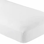 Crescent Bedding Twin White Fitted Sheet Only - Soft & Comfy 100% Cotton (twi.... Fixed Price $29.80.