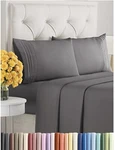 Amazonbasics Ss-nbl-qn Microfiber Queen Size Sheet Set Navy Blue. Fixed Price $50.00.