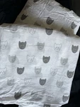 Martha Stewart 100 Percent Cotton Queen Size Cat Sheets Set. Fixed Price $30.00.