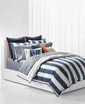 2 Pc Ralph Lauren Casey Geo Print Navy Cream Standard Pillowcases $70 Nip. Fixed Price $55.25.