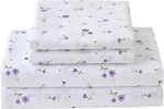 Softan Floral Sheet Set Purple Flower Bed Queen, 01. Fixed Price $29.39.