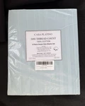 Casa Platino Queen Sheet Set 500TC 100% Cotton 6PC Blue Sky Damask Stripe New. Fixed Price $39.95.