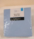 Mainstays Microfiber Twin Set - 1 Fitted, Flat Sheet, Pillow Cases New. Fixed Price $13.29.
