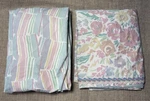 Vtg Collier Campbell Sheet Set Full Brief Encounter Boho Pastel Abstract Floral. Fixed Price $29.99.
