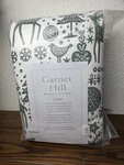 Garnet Hill Flannel Holiday Nordic Forest Lrgr King Sheets Flat Fitted New 41052. Fixed Price $150.00.