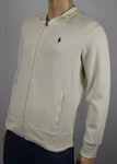 Polo Ralph Lauren Cream Full Zip Track Jacket Navy Blue Pony Nwt $115. Fixed Price $76.49.