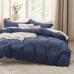 Bedsure Navy Duvet Cover Queen Size - 3 Pieces Prewashed Extra Soft Bedding S.... Fixed Price $38.22.
