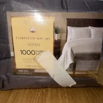 Fairfield Square Collection 1000 Tc Sateen 6-PC. Sheet Set, Queen, Gray. Fixed Price $67.77.