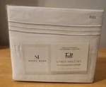 Sweet Home 4 Piece 1500 Supreme Collection Full Size Stay Soft Sheet Set White. Fixed Price $18.95.