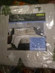 Cuddl Duds King Size 4 Pc Soft Flannel Sheet Set Tree Snowman Print Tan Nwt. Fixed Price $68.00.
