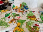New 1970S Sesame Street Vintage Sheet Set Camping Theme Never Used. Fixed Price $74.99.