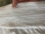 Amante Art Of The Weave Luxury Flat Sheet W/ Embroidery White Cotton Queen. Fixed Price $34.99.