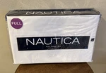 Nautica 4 Piece Full Sheet Set White 2 Pillow Cases Flat & Fitted New. Fixed Price $39.00.