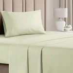 Concierge Collection 3 Piece Microfiber Bed Sheet Set - Sage, Twin Size,. Fixed Price $29.99.