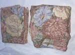 Charisma By Fieldcrest Vtg Supima Cotton Twin Floral Fitted Sheet & Flat. Fixed Price $95.00.