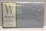 Wamsutta Supercale Plus No Iron Blue Gingham Check Twin Flat Sheet New. Fixed Price $19.99.