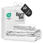 Bamboo Sheets Queen Size 4PC Set 18 Inch Deep Pocket White Bamtek Viscose Silky. Fixed Price $179.99.