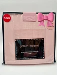 Betsey Johnson Floral Bouquet Pink Embossed 6PC King Sheet Set Nwt. Fixed Price $55.00.