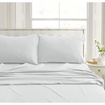 Tribeca Living Heavyweight Flannel 200-GSM Solid Or Printed Deep Pocket Sheet. Fixed Price $68.35.