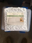 Flannel Portugal 4-PIECE King Sheet Set Paisley Floral. Fixed Price $45.00.