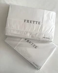 Frette One Bourdon King Sheet Set & Duvet Cover Ivory/ivory Luxury Bedding 5 Pc. Fixed Price $759.99.