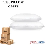T180 Standard White Pillow Cases 12-PACK Hotel Quality Bedding Linens. Fixed Price $28.15.