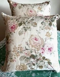 New Woodstock Garden Floral/calico Ralph Lauren 100% Sateen Cotton 20" Pillows. Fixed Price $429.99.