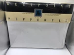 New Westpoint Pepperell Full Flat Sheet White No-iron Percale 180 Threads/inch. Fixed Price $19.99.