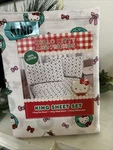 Sanrio Hello Kitty King 4 Piece Sheet Set Christmas Wreaths 100% Cotton! New!. Fixed Price $32.76.
