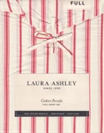 Laura Ashley Full Sheet Set Symphony Stripe Red 4PC Cottage Farmhouse Holiday. Fixed Price $59.39.